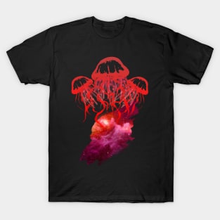 Fantasy Jellyfish - Red T-Shirt